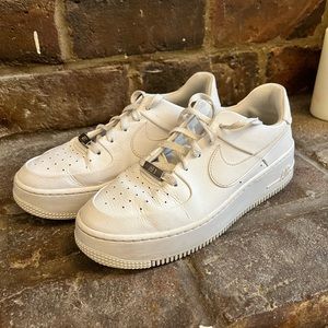 Gently Worn Nike Air Force One Sage Low White Women’s 8.5